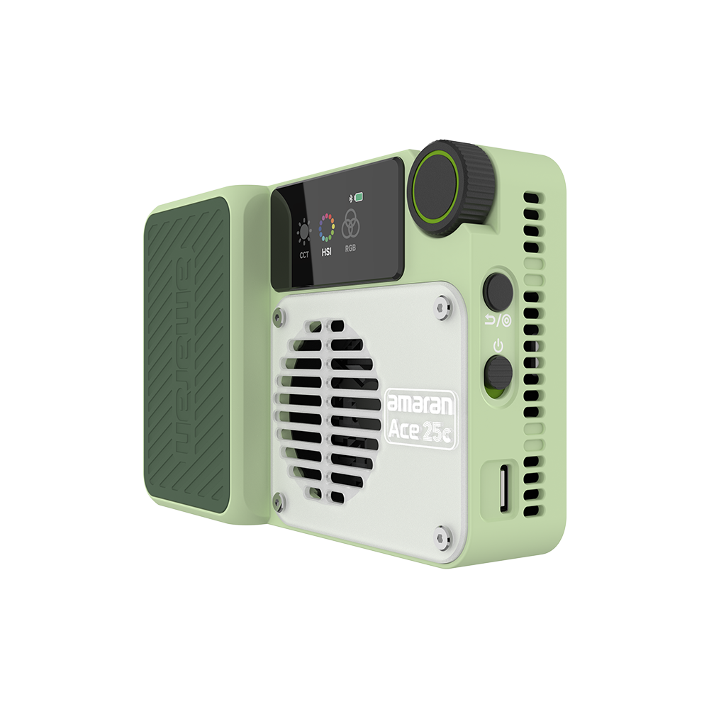 amaran Ace 25c Green Kit, 32W Full-Color Pocket LED Light, 2,300K - 10,000K CCT, CRI 95+