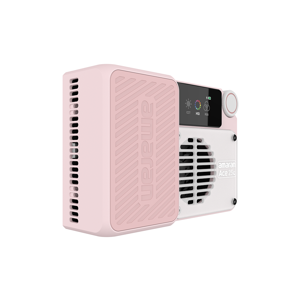amaran Ace 25c Pink Kit, 32W Full-Color Pocket LED Light, 2,300K - 10,000K CCT, CRI 95+