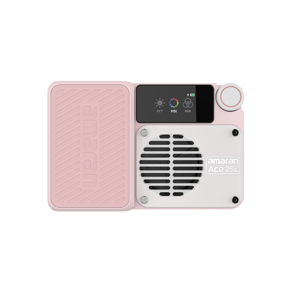 amaran Ace 25c Pink Kit, 32W Full-Color Pocket LED Light, 2,300K - 10,000K CCT, CRI 95+