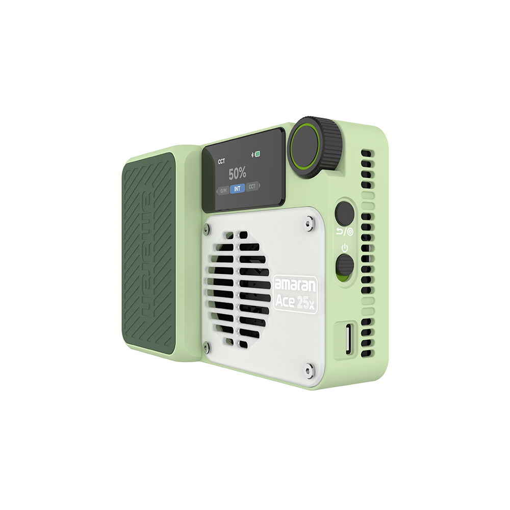 amaran Ace 25x (Green), 32W Bi-Color Pocket LED Light, 2,700K - 6,500K CCT, CRI 95+