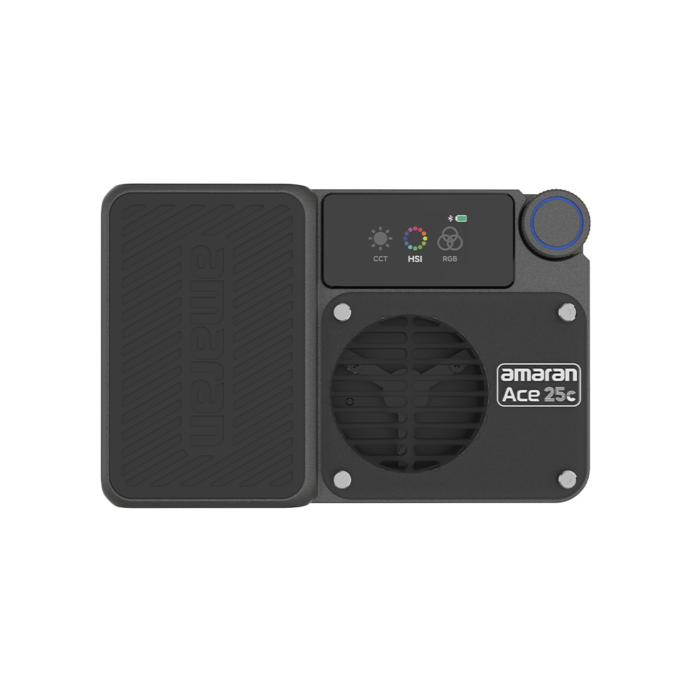 amaran Ace 25c Charcoal Kit, 32W Full-Color Pocket LED Light, 2,300K - 10,000K CCT, CRI 95+