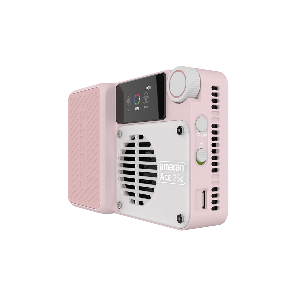 amaran Ace 25c Pink Kit, 32W Full-Color Pocket LED Light, 2,300K - 10,000K CCT, CRI 95+