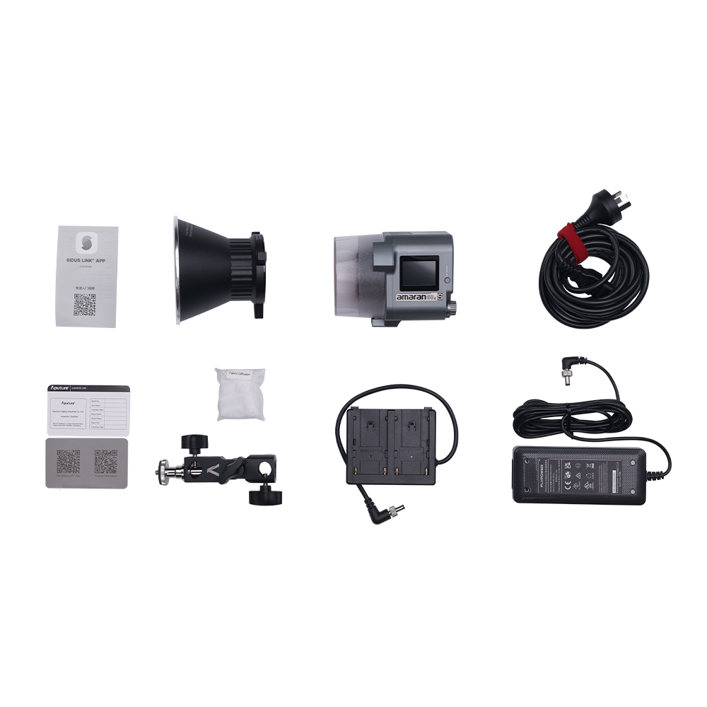 amaran COB 60D S, 65W Daylight Bowens Mount Point-Source LED Light, 5,600K CCT, CRI 96+