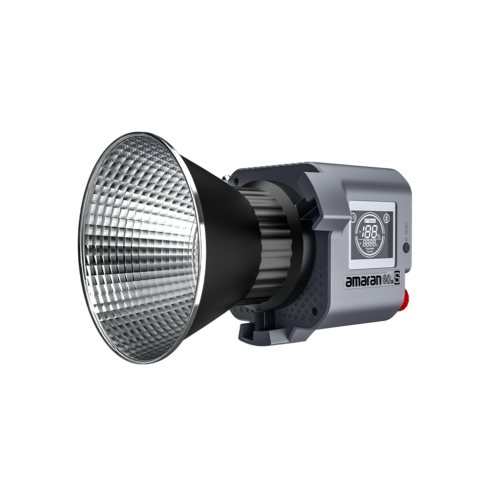 amaran COB 60X S, 65W Bi-Color Bowens Mount Point-Source LED Light, 2,700K - 6,500K CCT, CRI 96+
