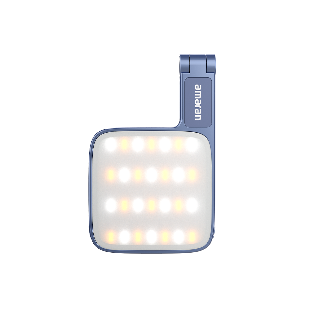 amaran Go (Blue), Ultra-compact, MagSafe & Qi2 compatible mini phone light for aspiring creators