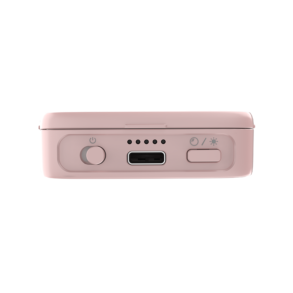 amaran Go (Pink), Ultra-compact, MagSafe & Qi2 compatible mini phone light for aspiring creators
