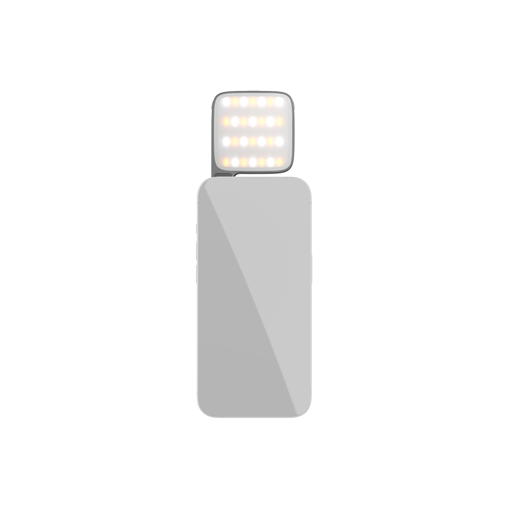amaran Go (Charcoal), Ultra-compact, MagSafe & Qi2 compatible mini phone light for aspiring creators