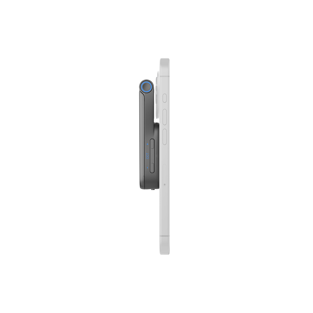 amaran Go (Charcoal), Ultra-compact, MagSafe & Qi2 compatible mini phone light for aspiring creators