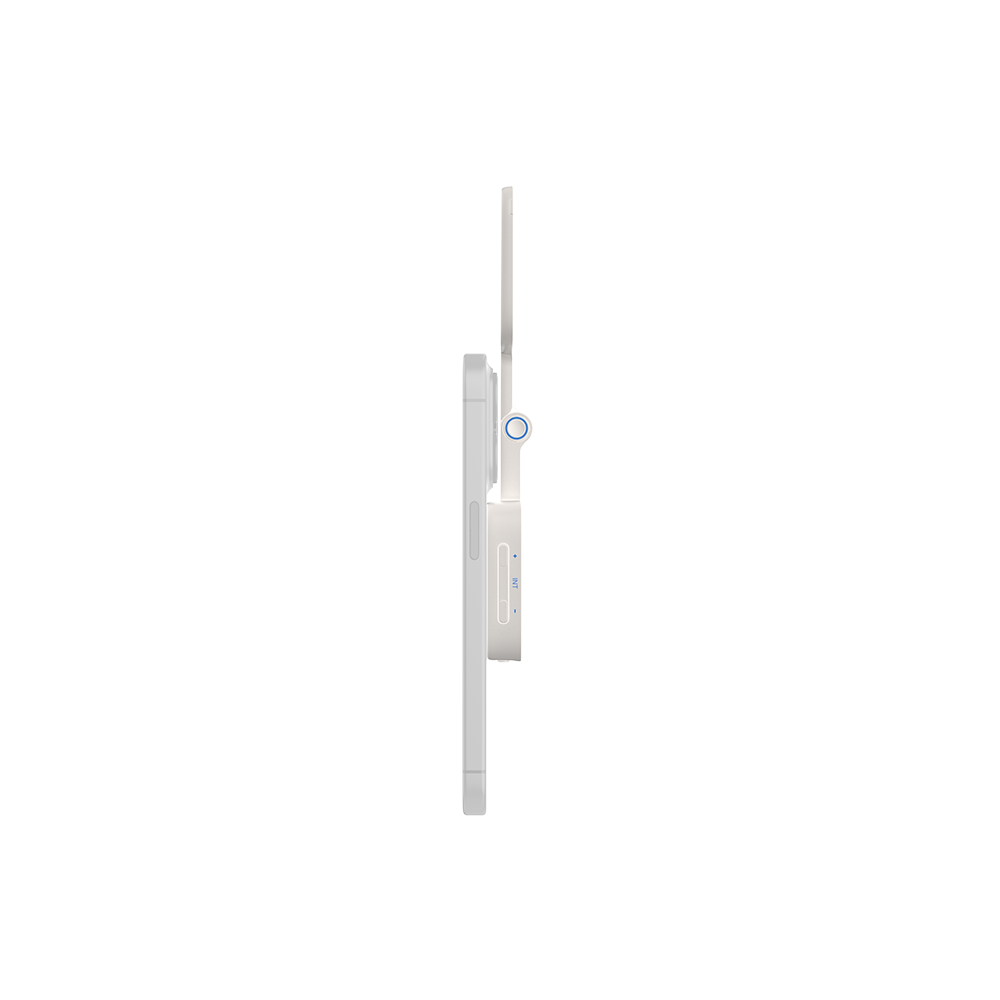 amaran Go (White), Ultra-compact, MagSafe & Qi2 compatible mini phone light for aspiring creators