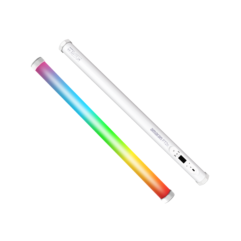 amaran PT2c - 2-Light Production Kit, 11.5W Full-Color LED Light, 2,700K - 10,000K CCT, CRI 95