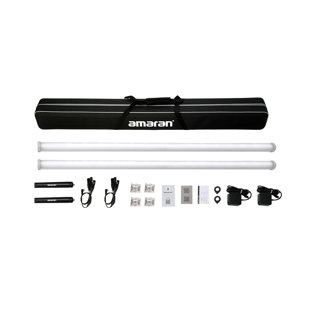 amaran PT4c 2-Light Production Kit, 23W Full-Color LED Light, 2,700K - 10,000K CCT, CRI 95