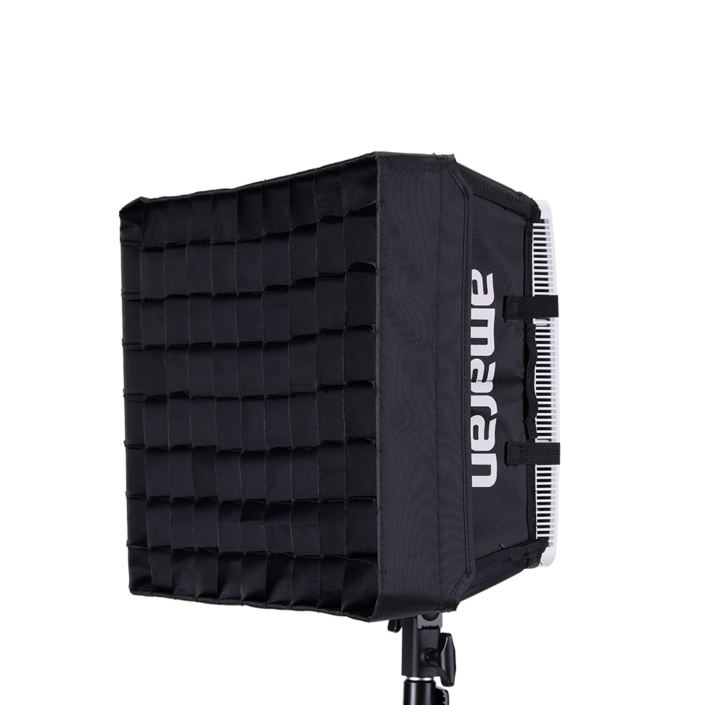 amaran Pano 120c Kit (Charcoal), 120W Full-Color Panel LED Light, 2,300K - 10,000K CCT, CRI 96
