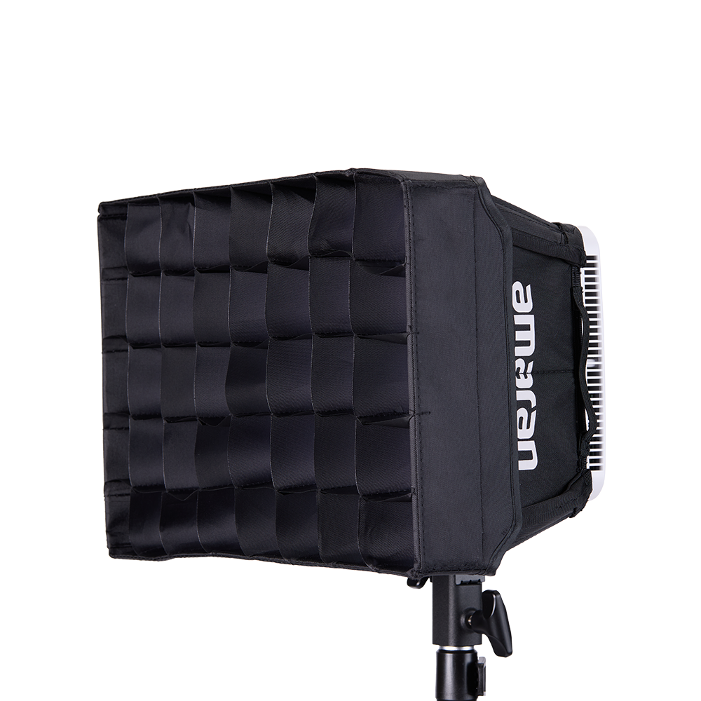 amaran Pano 60c 2-Light Kit (Charcoal), 60W Full-Color Panel LED Light, 2,300K - 10,000K CCT, CRI 96