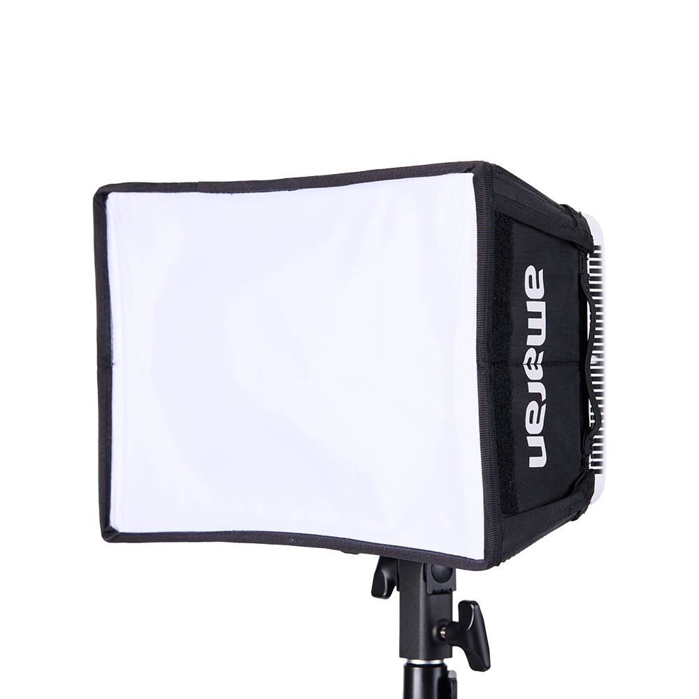 amaran Pano 60c 2-Light Kit (White), 60W Full-Color Panel LED Light, 2,300K - 10,000K CCT, CRI 96
