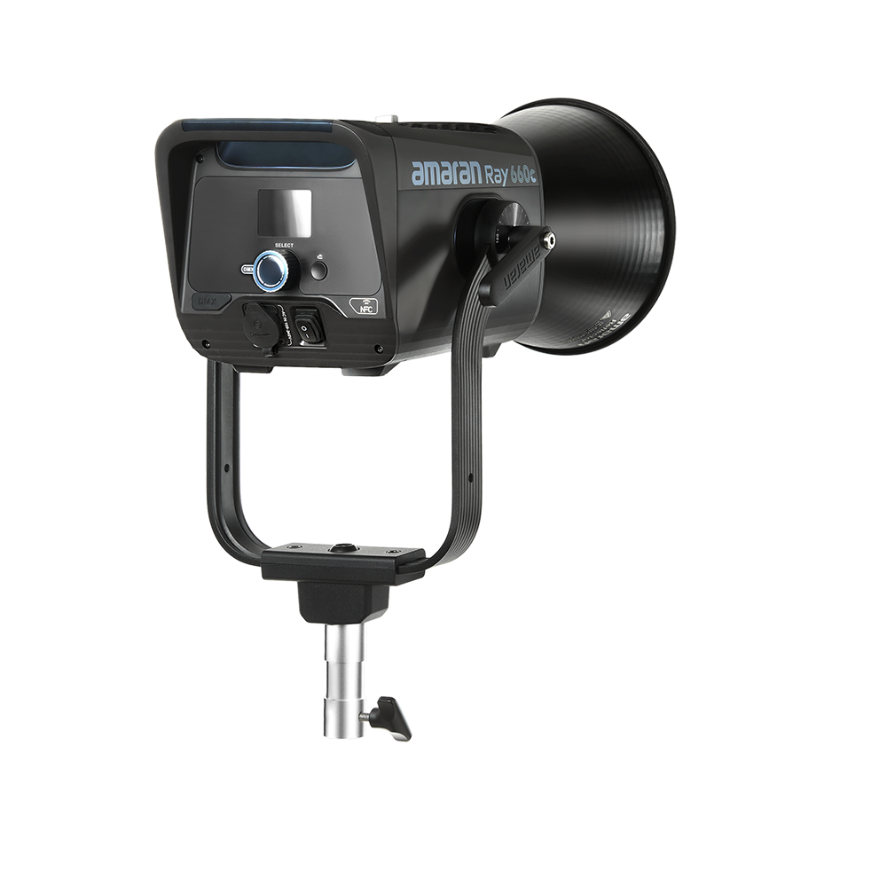 amaran Ray 660c, 660W full-color Bowens Mount COB light powered by OmniColor