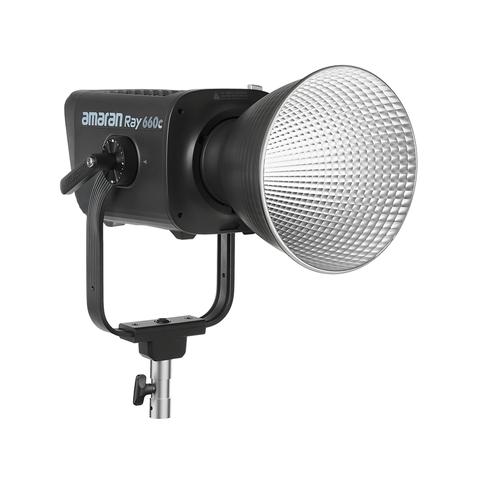 amaran Ray 660c, 660W full-color Bowens Mount COB light powered by OmniColor