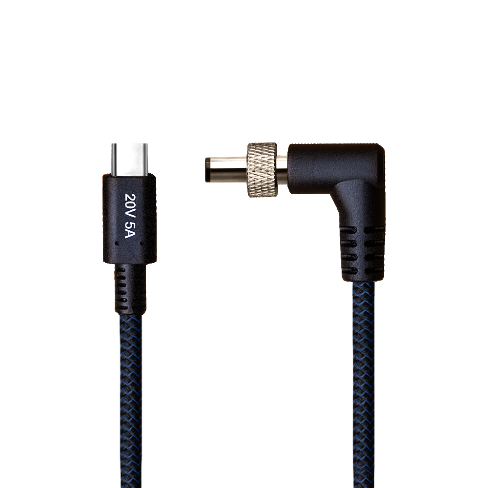 amaran USB-C to DC (20V Power Adapter Cable), 3-meter USB-C to DC power adapter cable for powering DC-compatible fixtures via the amaran Peak