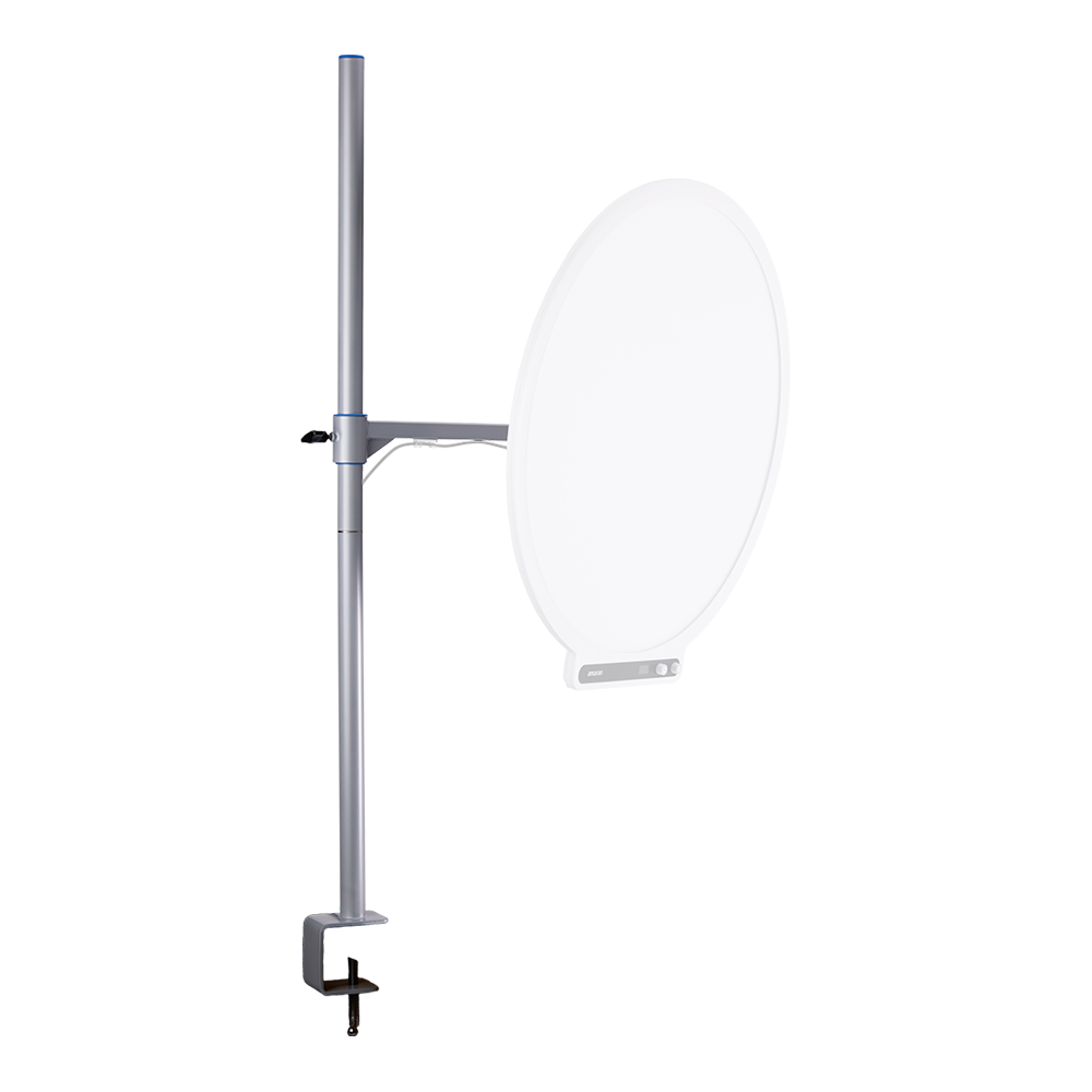 amaran Verge Desk Clamp Stand (Silver), Fully-adjustable desk clamp stand for mounting the amaran Verge or Verge Max directly to your desk