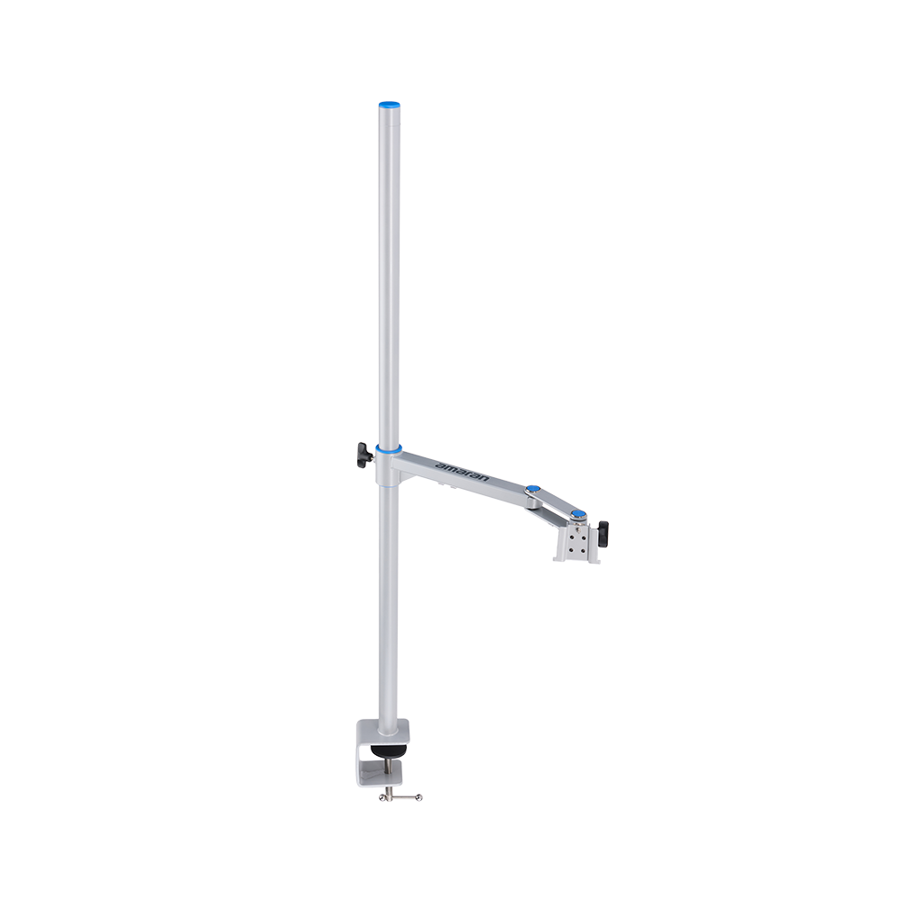 amaran Verge Desk Clamp Stand (Silver), Fully-adjustable desk clamp stand for mounting the amaran Verge or Verge Max directly to your desk