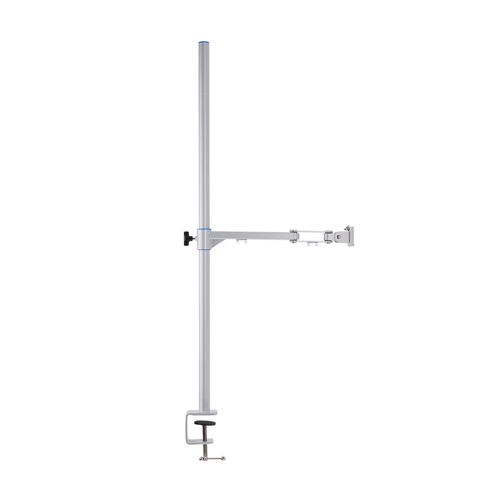 amaran Verge Desk Clamp Stand (Silver), Fully-adjustable desk clamp stand for mounting the amaran Verge or Verge Max directly to your desk