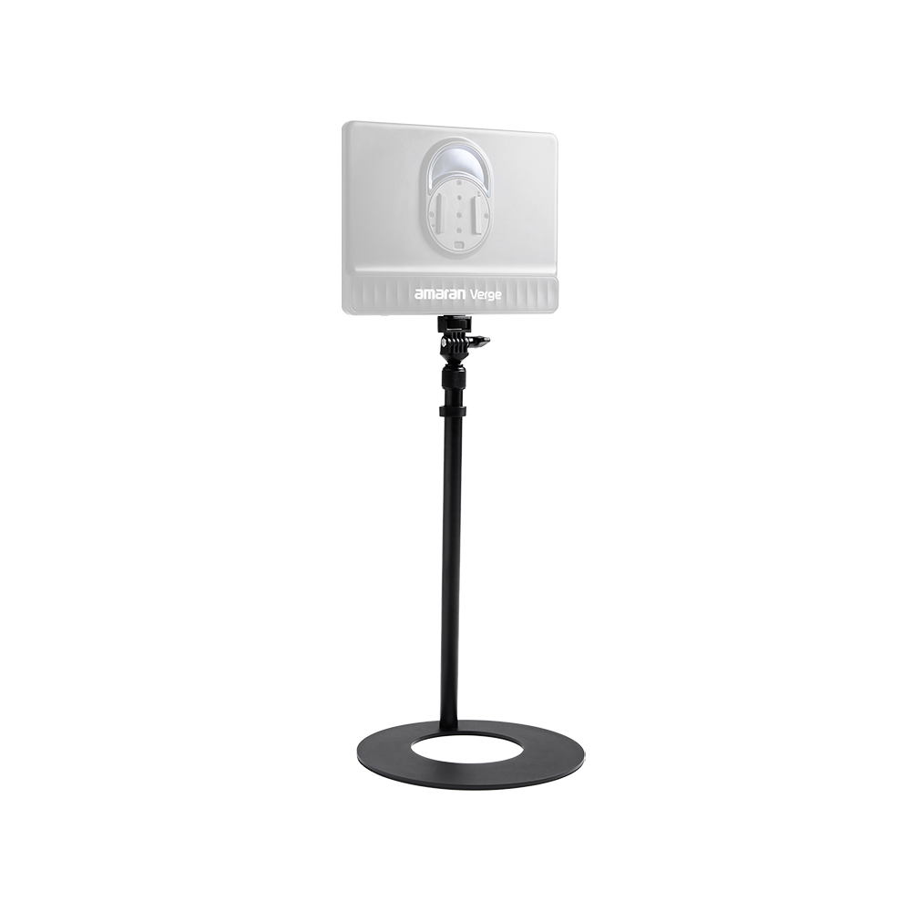 amaran Light Stand (2m), 87cm (2.83ft) height-adjustable desktop stand for desk-based setups and tabletop lighting