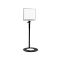 amaran Light Stand (2m), 87cm (2.83ft) height-adjustable desktop stand for desk-based setups and tabletop lighting