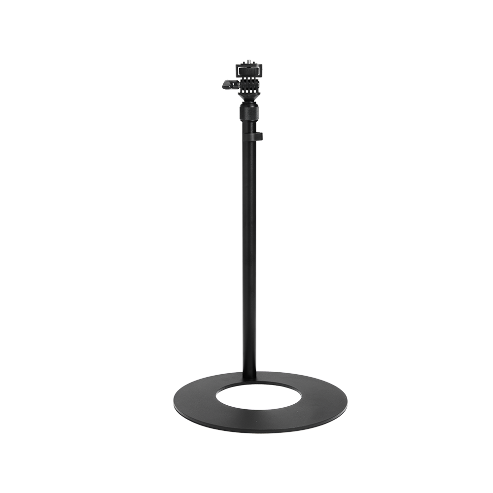 amaran Light Stand (2m), 87cm (2.83ft) height-adjustable desktop stand for desk-based setups and tabletop lighting
