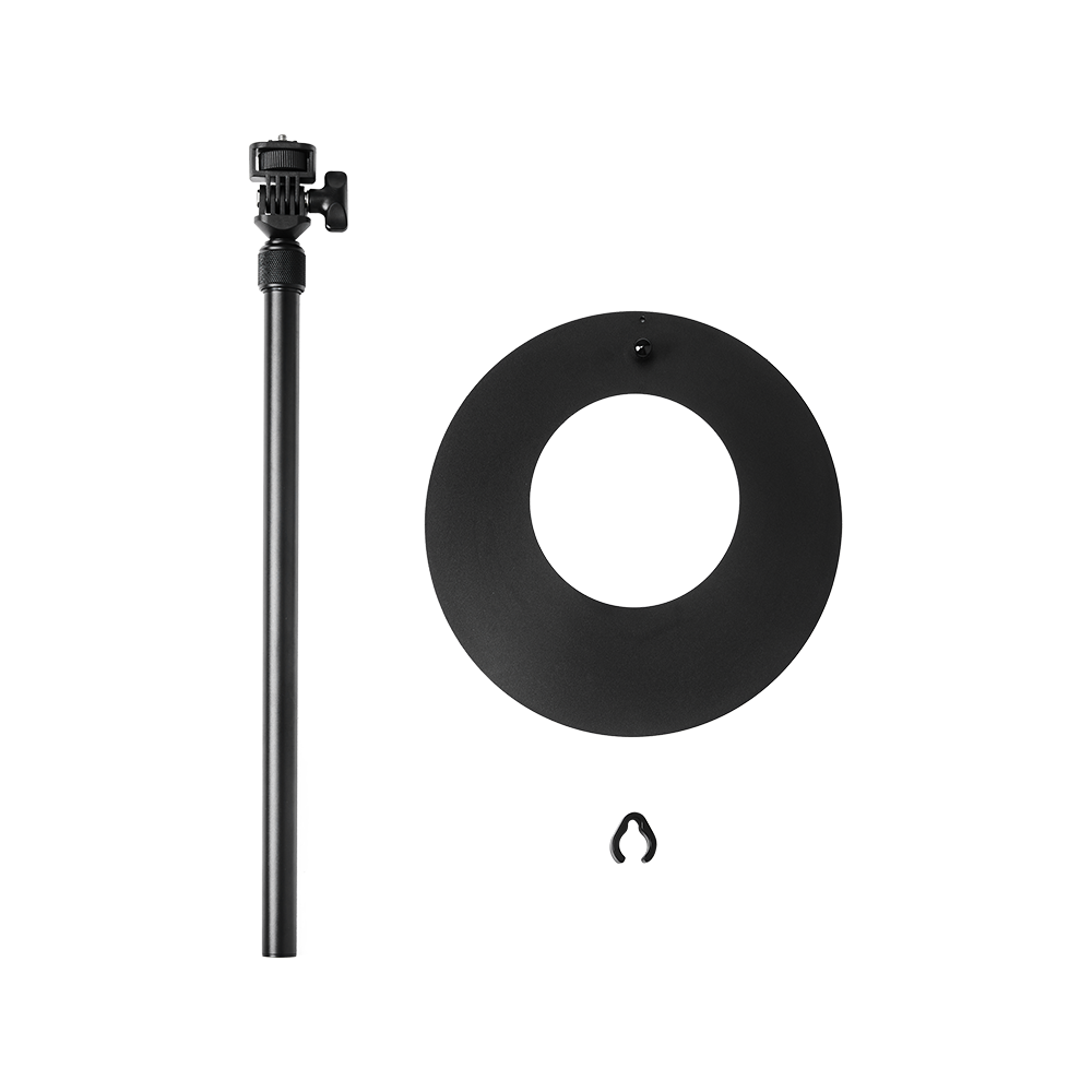 amaran Light Stand (2m), 87cm (2.83ft) height-adjustable desktop stand for desk-based setups and tabletop lighting