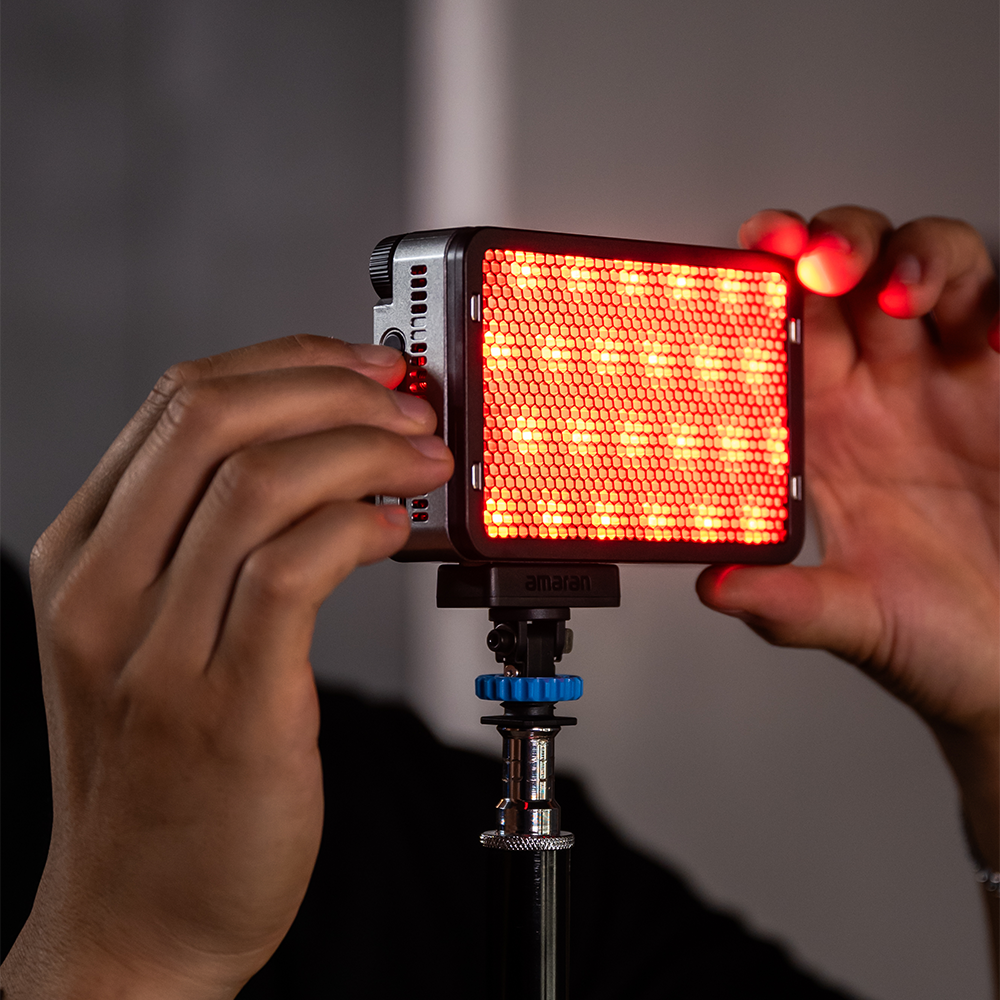 amaran Ace 25c Charcoal Kit, 32W Full-Color Pocket LED Light, 2,300K - 10,000K CCT, CRI 95+