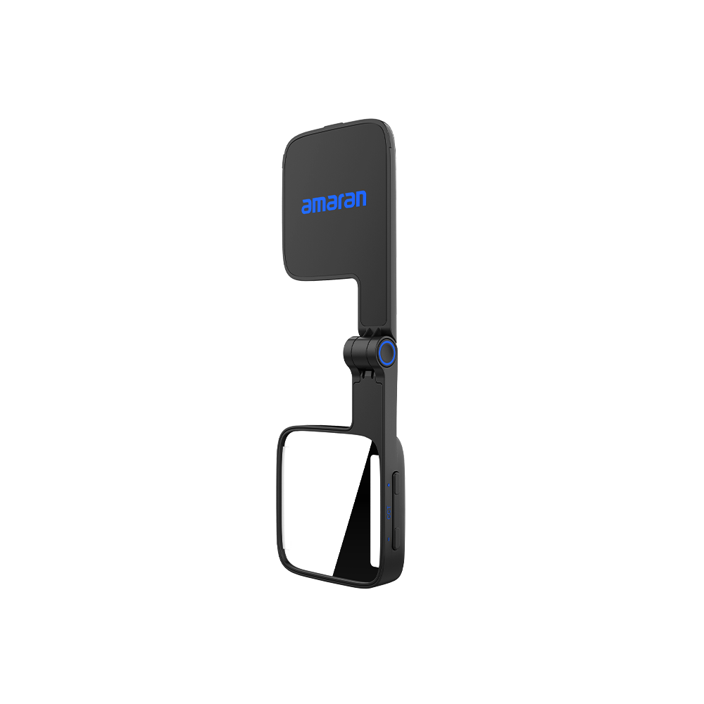 amaran Go (Charcoal), Ultra-compact, MagSafe & Qi2 compatible mini phone light for aspiring creators
