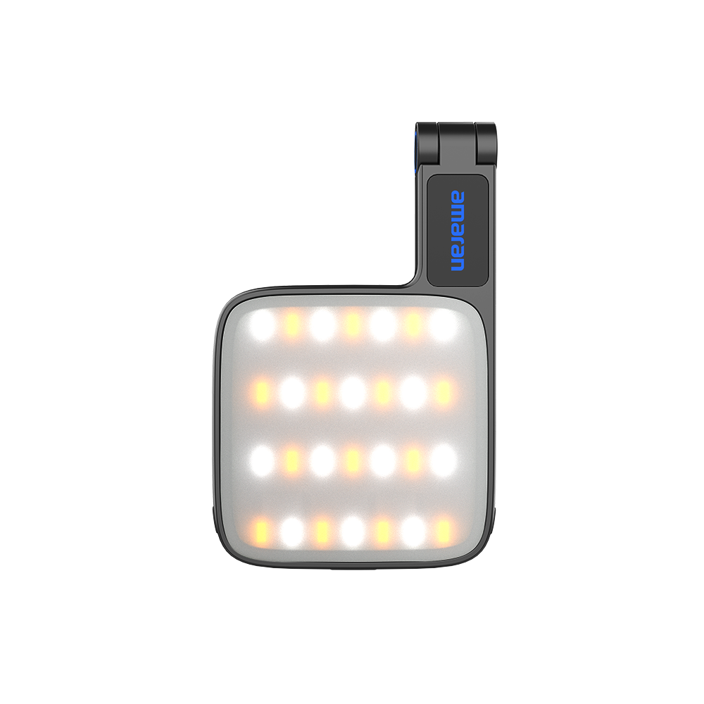 amaran Go (Charcoal), Ultra-compact, MagSafe & Qi2 compatible mini phone light for aspiring creators