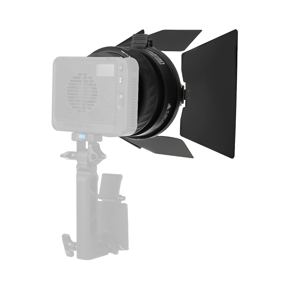 amaran Mini Fresnel, Ultra-compact Bowens Mount fresnel attachment designed for amaran Ray 60c & 120c