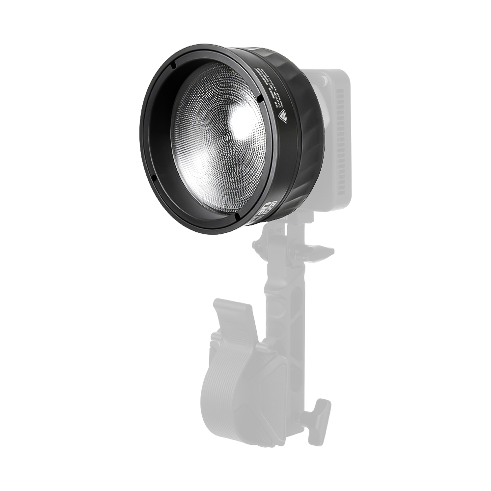 amaran Mini Fresnel, Ultra-compact Bowens Mount fresnel attachment designed for amaran Ray 60c & 120c