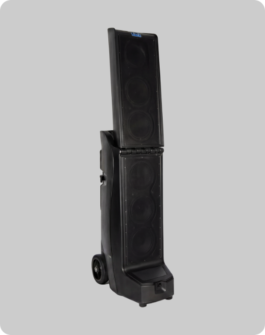 Anchor Audio Bigfoot 3 Base, battery powered PA system with Bluetooth & wired mic includes (1) BIG3, (1) MIC-90