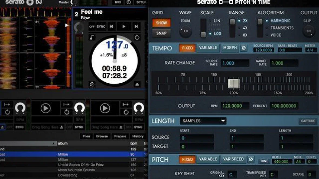 Rane FOUR, 4-Deck Stems DJ Controller for Serato DJ Pro