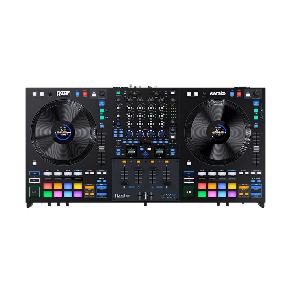 Rane FOUR, 4-Deck Stems DJ Controller for Serato DJ Pro