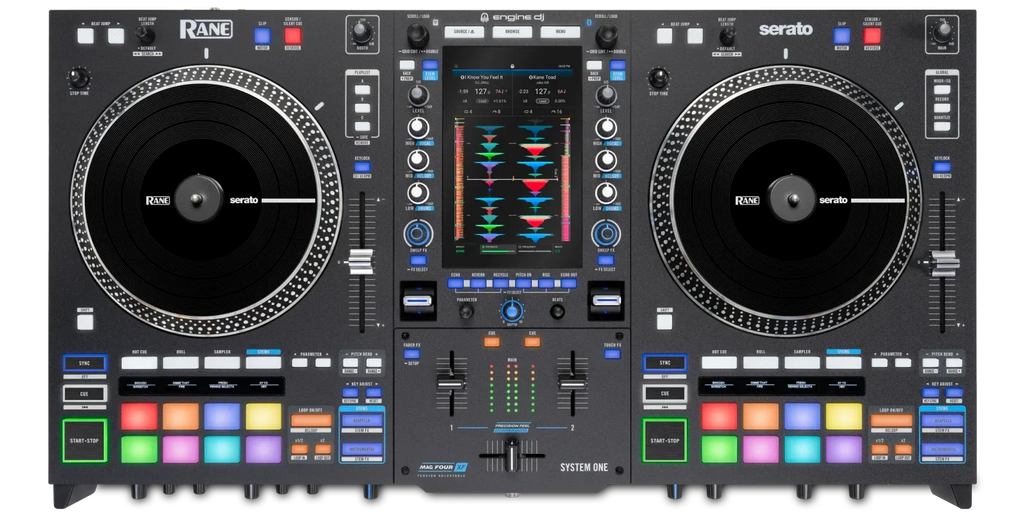 Rane System One, Serato DJ Pro Performance System with ONE Motorized Controller and Twelve MKII Deck
