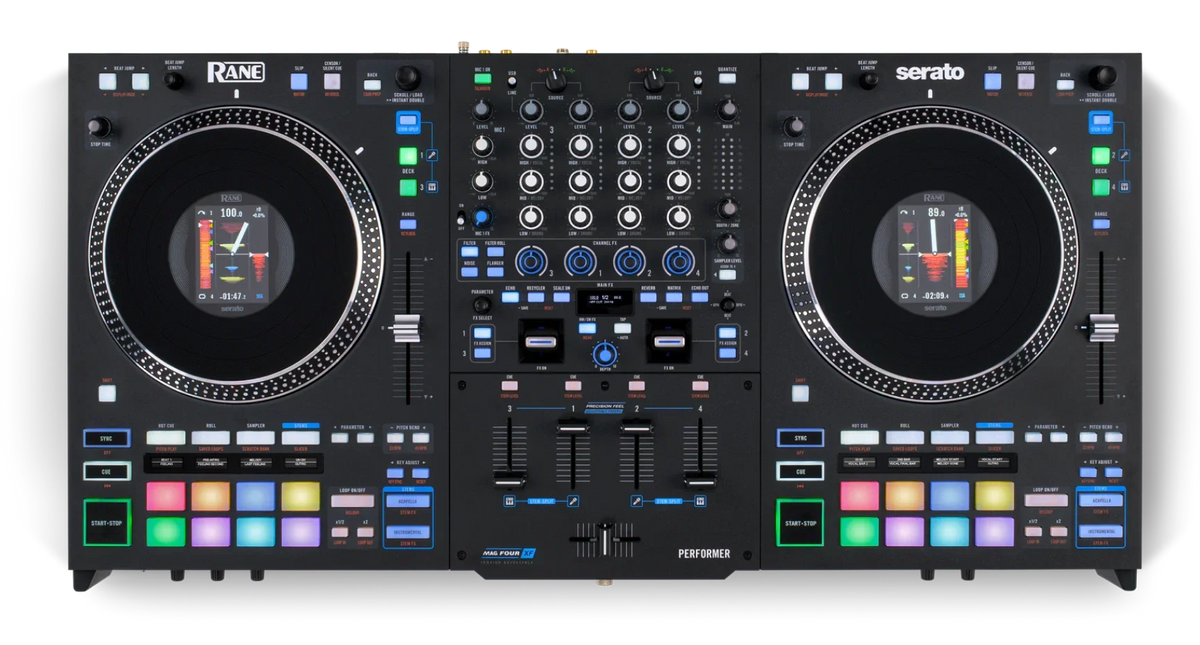 Rane Performer, 4-Channel Performance DJ Mixer for Serato DJ Pro with Stems Control