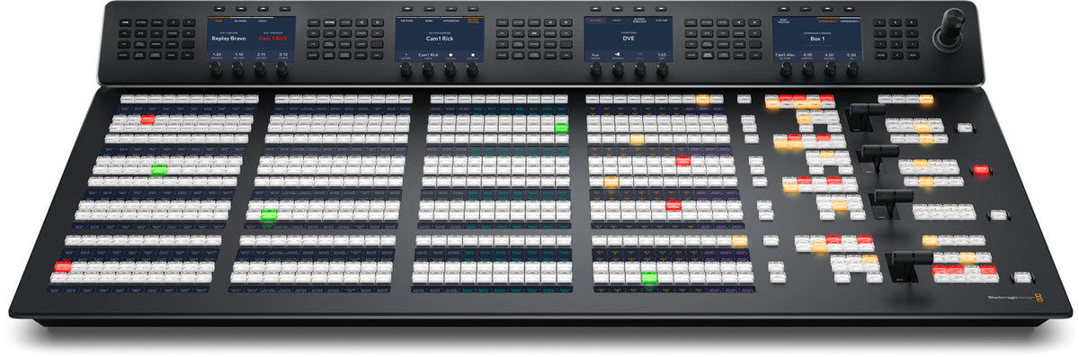 Blackmagic ATEM 1 M/E Constellation HD, Powerful 1 M/E live production switcher includes 10 standards converted 3G-SDI inputs, 6 x 3G-SDI outputs, DVE, 4 chroma keyers, a 16 way multiview, media players, talkback and USB webcam output