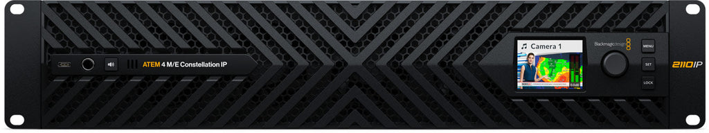 Blackmagic ATEM 4 M/E Constellation IP Plus, Massive 4 M/E Ultra HD switcher with native SMPTE-2110 connections via 100G Ethernet