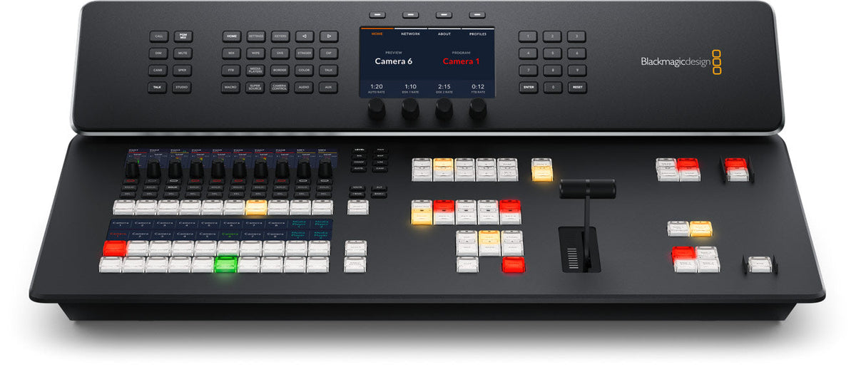 Blackmagic ATEM Television Studio HD8 ISO, Powerful ISO model includes all the features of ATEM Television Studio HD plus adds ISO recording of all 8 inputs and supports up to 8 remote cameras with control and tally for each camera!