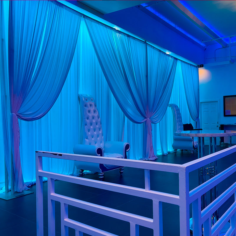 ADJ UBL6H, 1/2 Meter Linear Lime Infused Bar, 6 x 20 Watt HEX LED's, RGBAL Plus UV 17 Degree Beam Angle, High CRI of 90, Includes 20 Degree Diffusion Lens