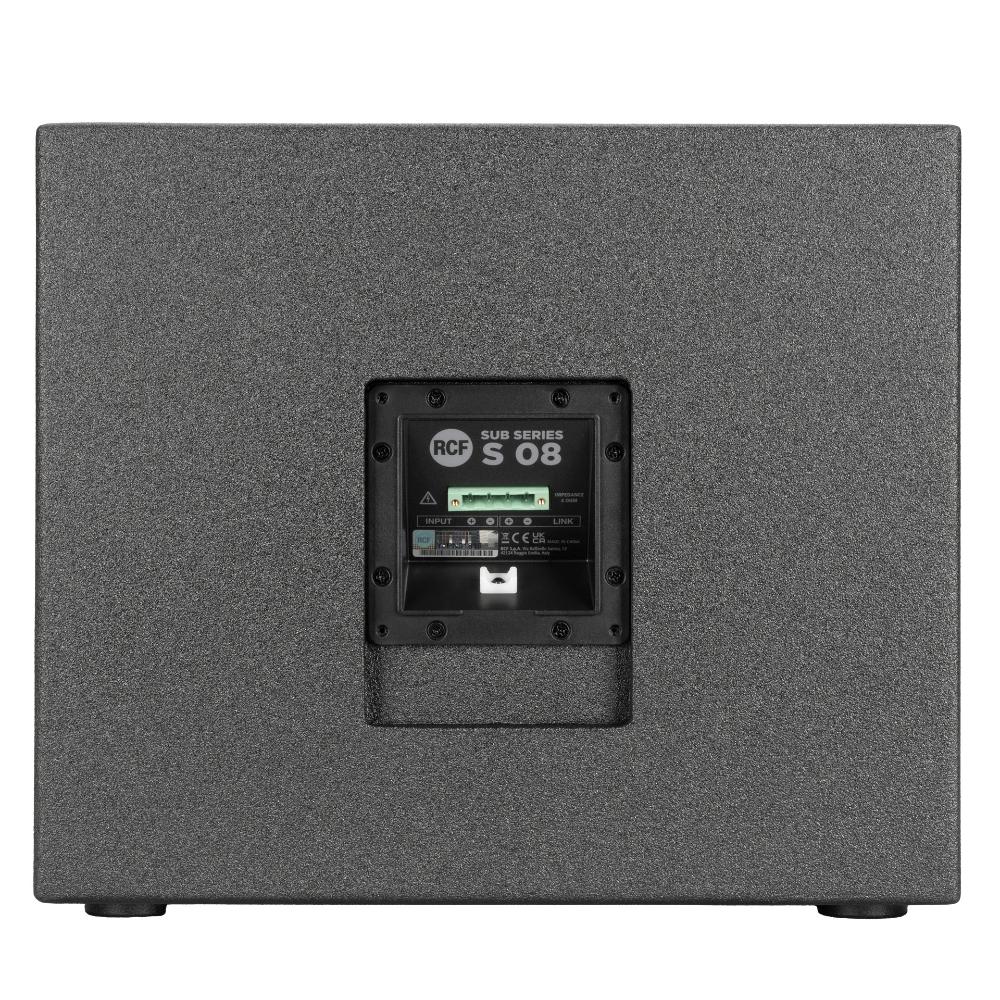 RCF S-08-P - Passive (250W @ 4 Ohm) 8" Subwoofer for Use w/ Subwoofer Satelite System