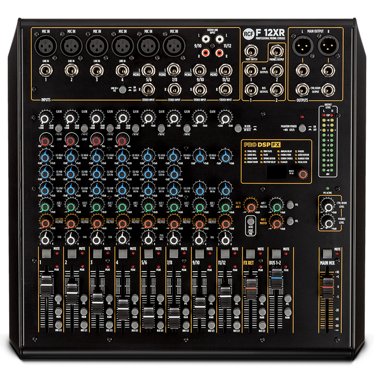 RCF F6-X - 6 Channel Mixer w/ FX