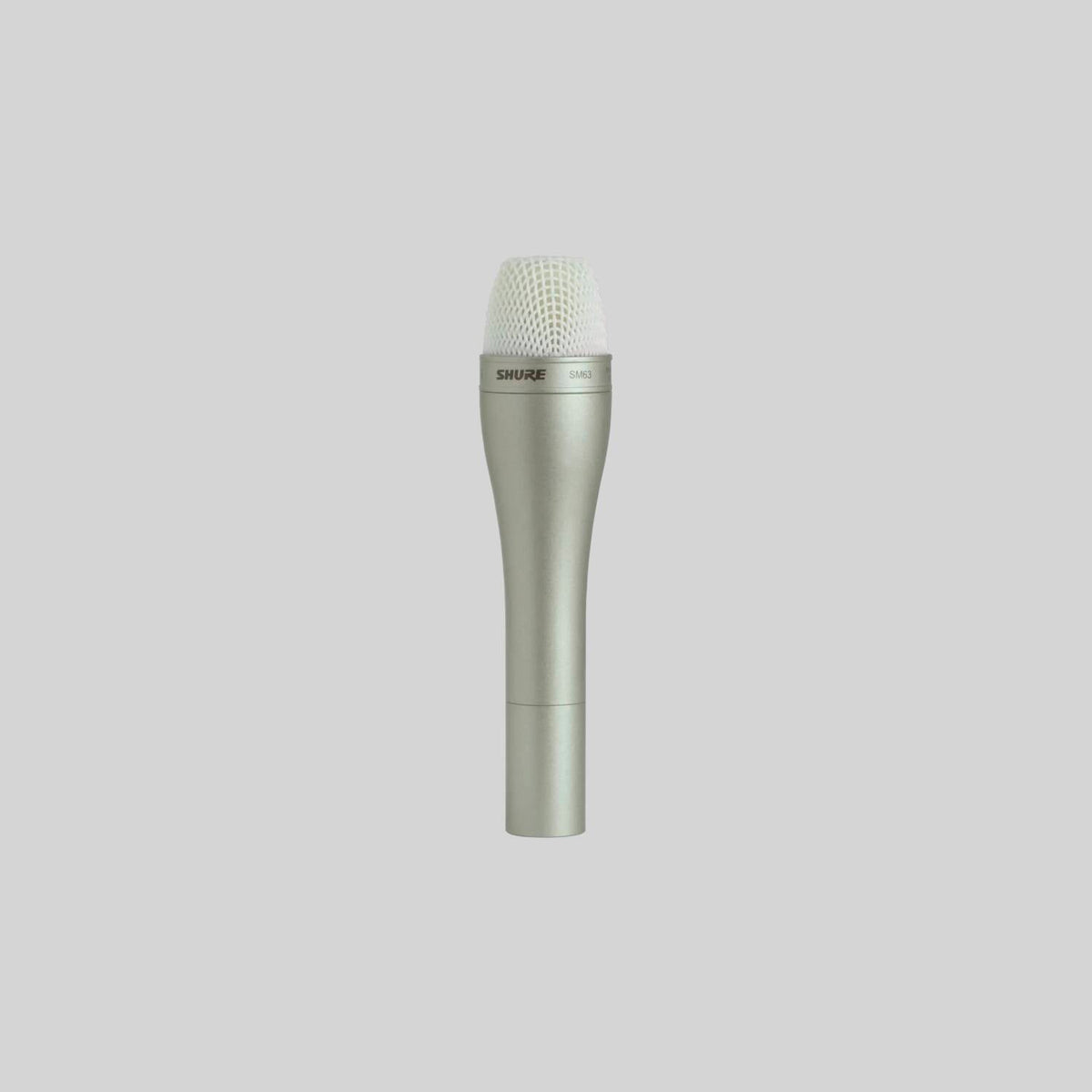 Shure SM63L, Dynamic Microphone, Omnidirectional Dynamic, Champagne Finish with Extended Handle for Interviewing