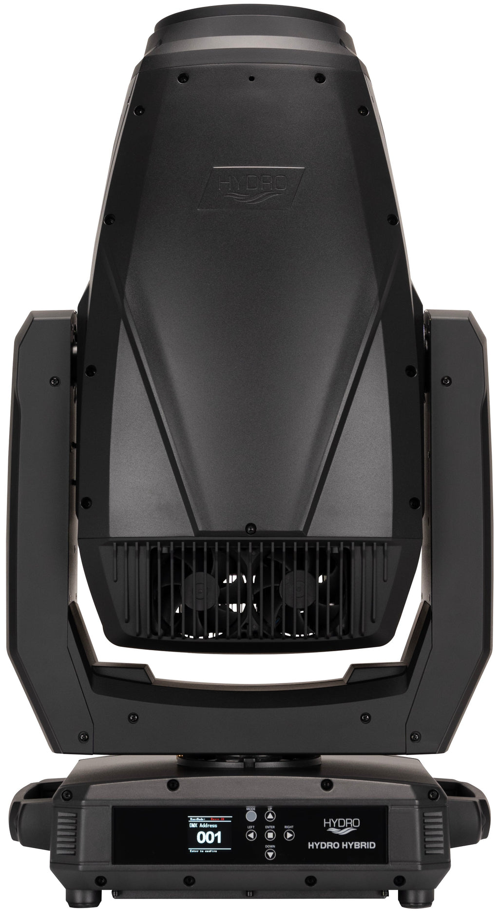 ADJ Hydro Hybrid, Fixture, IP65 with 420 Watt Osram Sirius Discharge Lamp, 4000 Hr Lamp, CMY Color Mixing, Frost Filter, Motorized Zoom, 2 x Prism, 2 x Gobo Wheel (one Rotating, One Static)