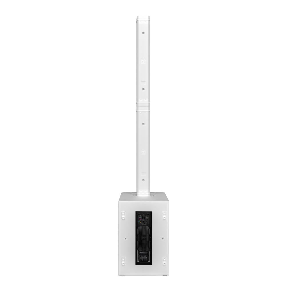 RCF EVOX V15 White, Active Three-Way Portable Column Array System, 15 inch Woofer with 10 x 4 inch Midrange and 1.75 inch Compression Driver, 3500W Class-D, 133 dB Max SPL, 120 X 40 True Resistive Waveguide, Built-In DSP