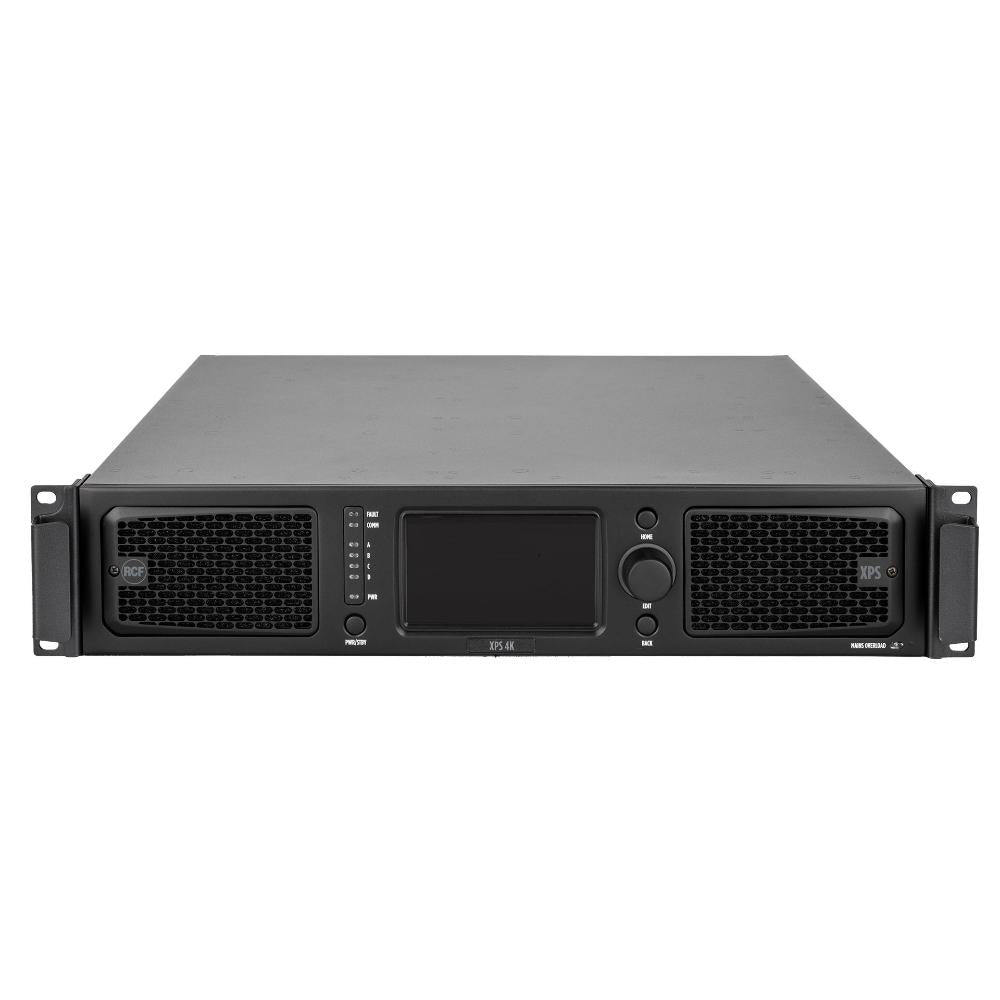 RCF XPS-4K - Class D Power Amplifier with DSP, RDNet Management (4 X 1,000 W @ 4 Ω)