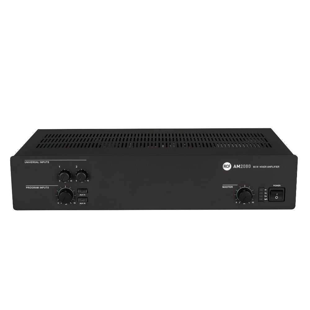 RCF AM2080 - 2 Input Digital Mixer/Amplifier - 4 Ω, 70/100V, 80W
