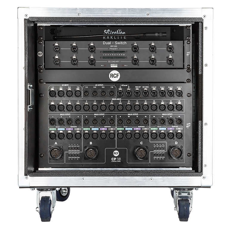 RCF HDL6-A W - Active 1400W Dual 6" Compact 2-Way Line Array (White)